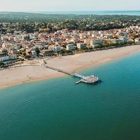 De Standing 8 Pers, Hyper Centre Arcachon, Balcon, Parking Privé, Proche Plages Et Gare - Fr-1-474-28 Apartamento